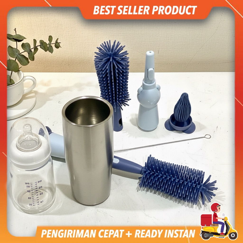 SIKAT BOTOL 3in1 Silikon Higienis