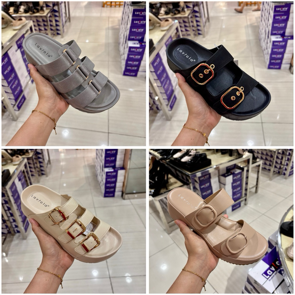 Sandal Wanita Elegant Anti Selip dengan Gesper Terbaru Original Matahari Mall LV
