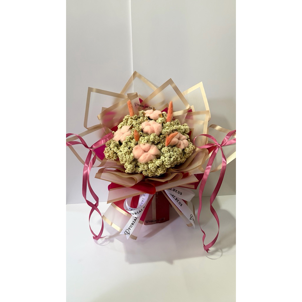 Bouquet / Bucket Bunga Kering Ukuran Besar