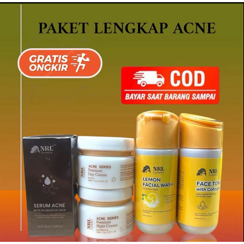 PAKET LENGKAP ACNE ( Paket acne & Serum Acne )