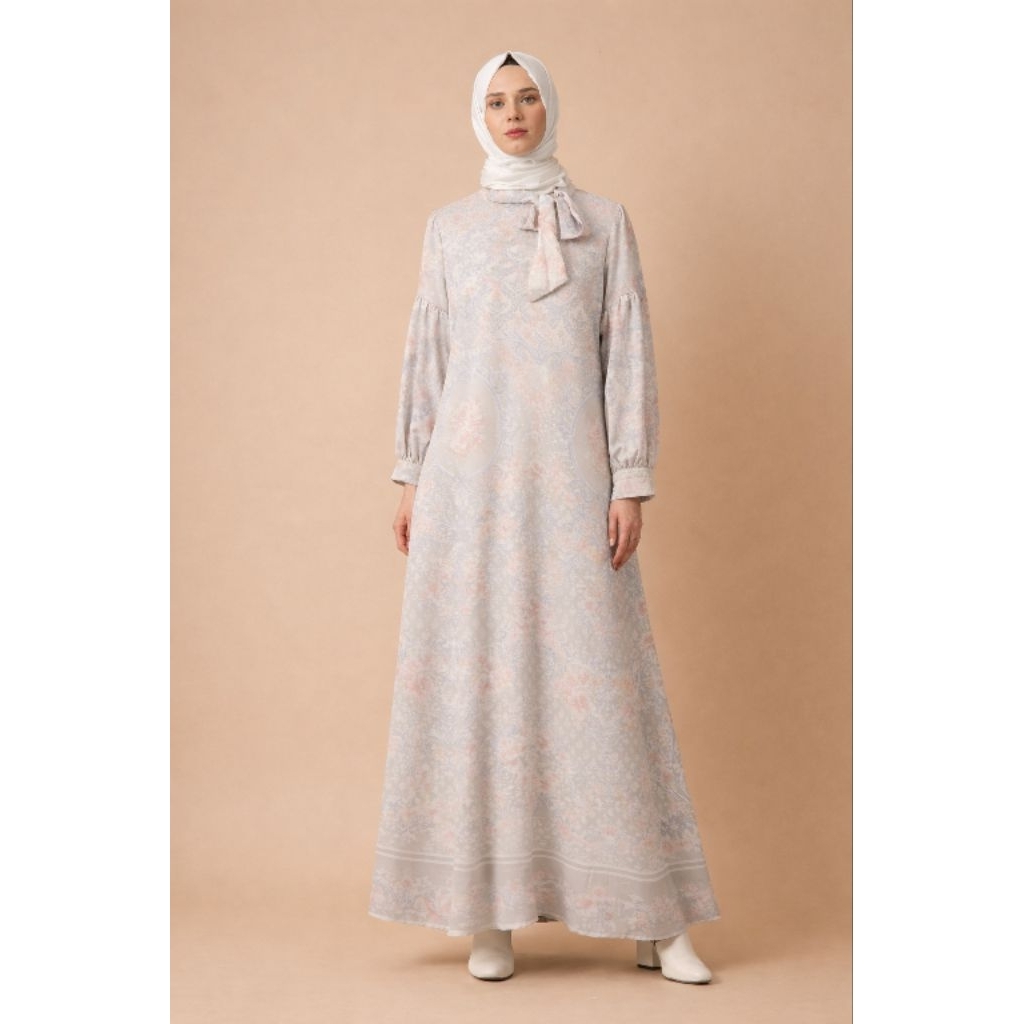 Dress gamis bahan ceruty hyget