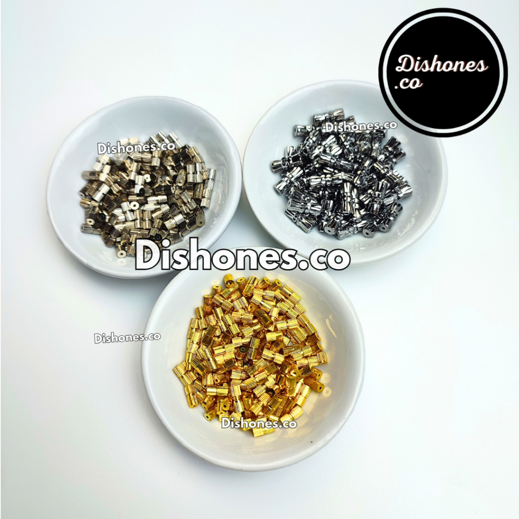 Stopper Putar Kalung Gelang / Kaitan Kalung Putar Kunci / Kaitan Gelang Baut Putar Anti Jatuh