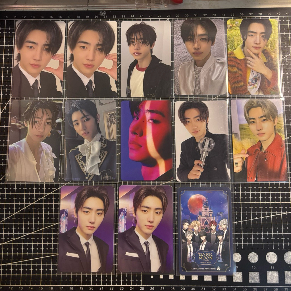 PC PHOTOCARD ENHYPEN SUNGHOON DESIRE UNLEASH DU, ROMANCE UNTOLD DAYDREAM RUD, ORANGE DARK BLOOD DB O