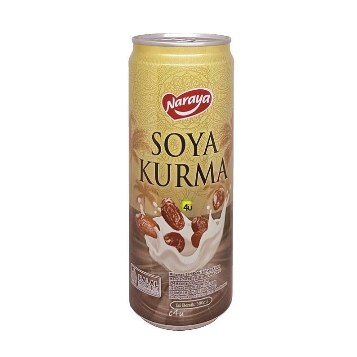 Naraya Soya Kurma Minuman Kaleng 300ml