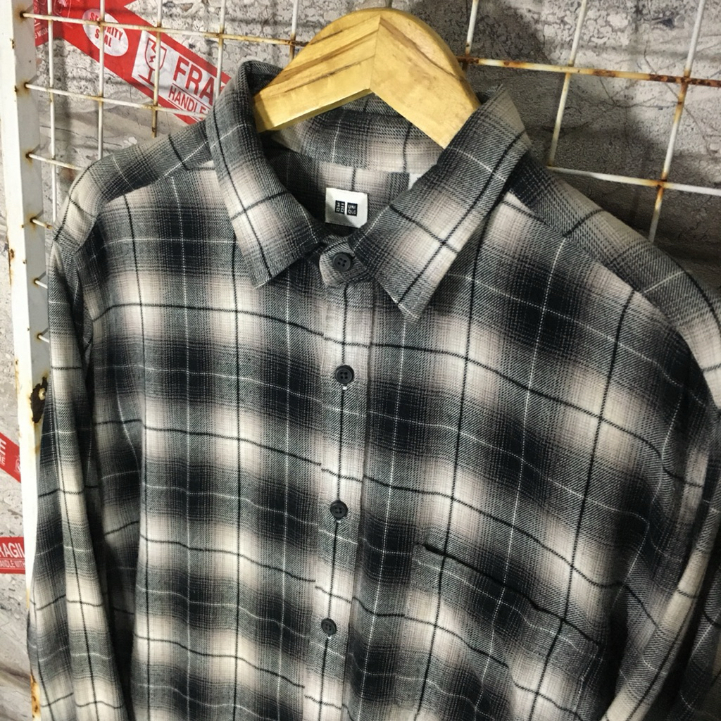 Kemeja Flannel Uniqlo Veterano Second Brand . 5879