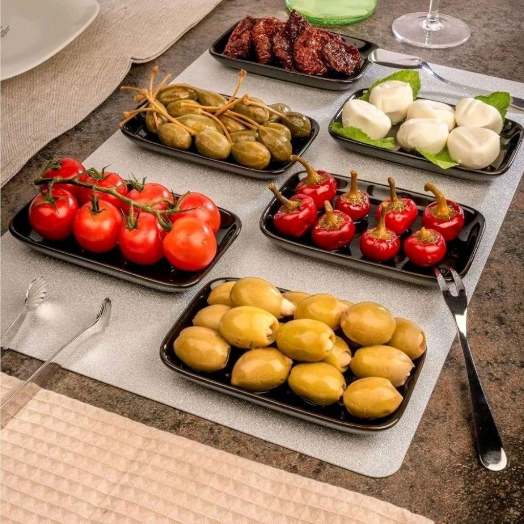 Piring Kotak Dalam Horeka Series Melamine 8 & 10 Inch - Golden Dragon Melamin (P8308) (P8310)