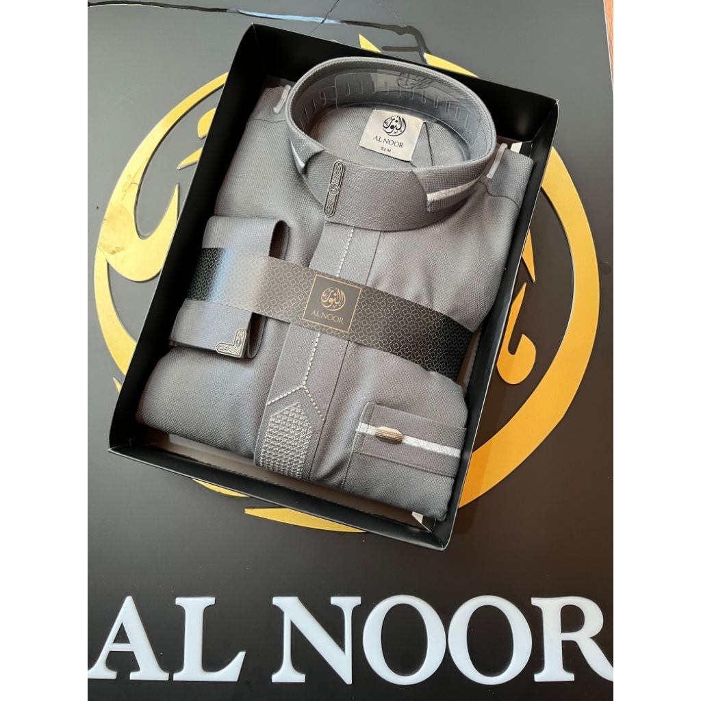 Jubah al noor katun premium manset