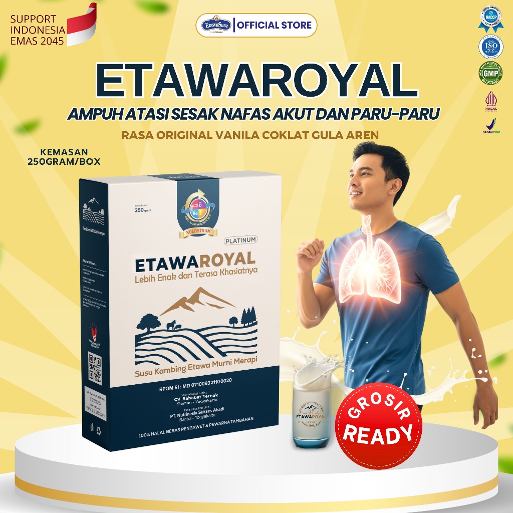 Susu Kambing Etawa - ETAWAROYAL Platinum Perubahan merk Etawaplus Platinum Asli - Rasa Original Untu