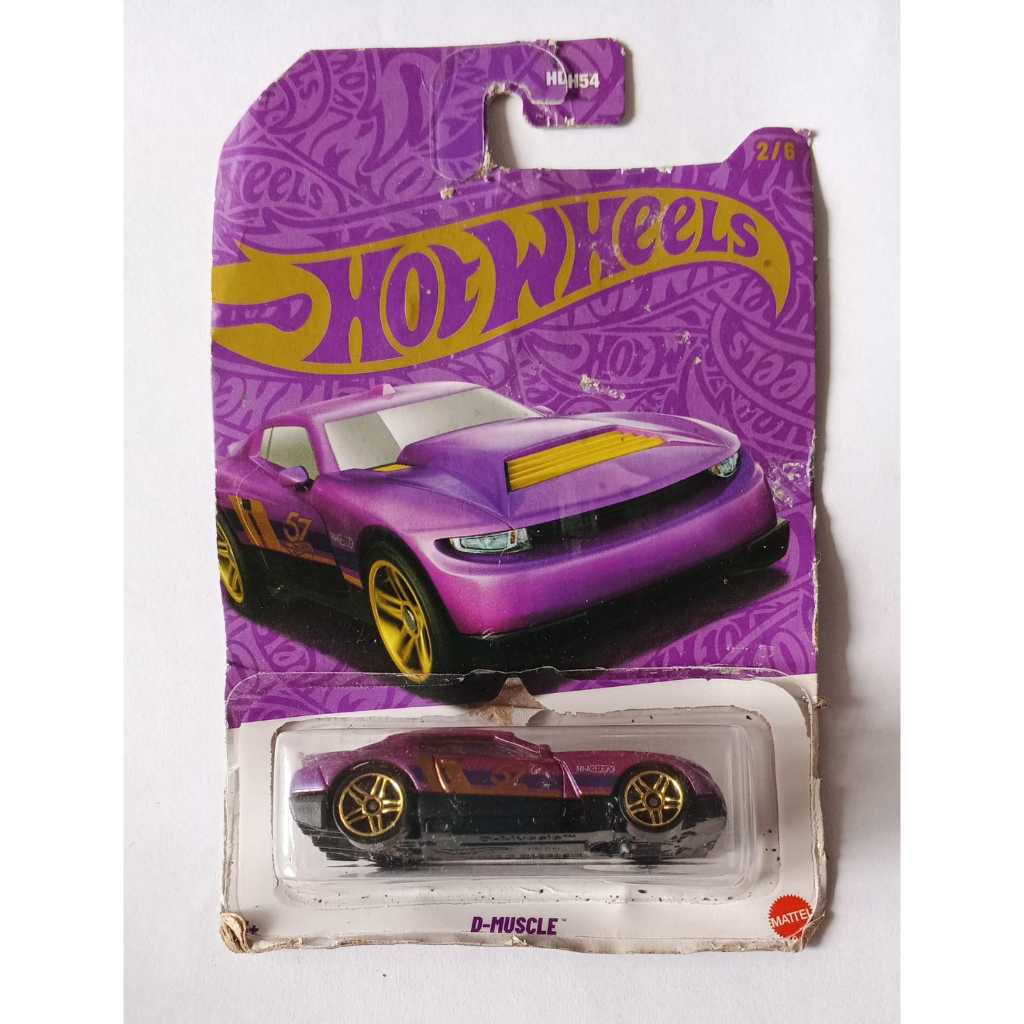 Hot Wheels - D-Muscle Purple Broken Card