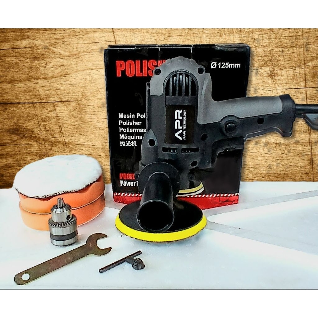 PAKET Mesin Poles dan Bor Mobil Motor LENGKAP