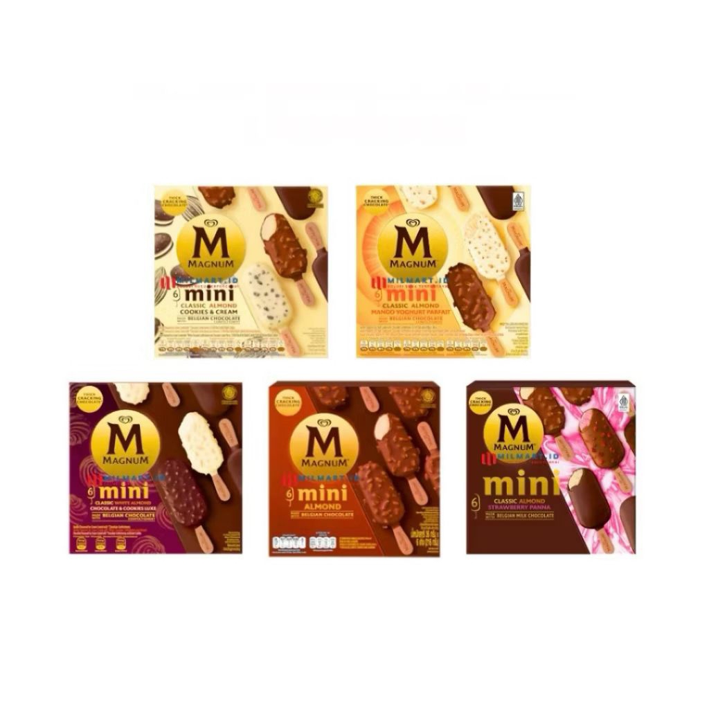 Magnum Mini Walls All Varian Rasa - Es Krim Magnum mini Premium