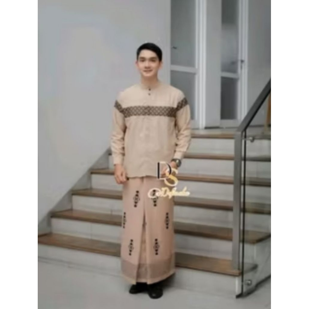 Set Sarung & Baju Koko Fashion Muslim [COD]