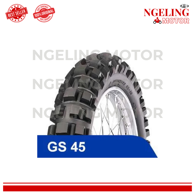 Ban IRC GS 45 ( GS45 ) Original 2.50-17 2.75-17 Tubetype Ban Tahu Motor Bebek Trail Ring 17 - Harap 