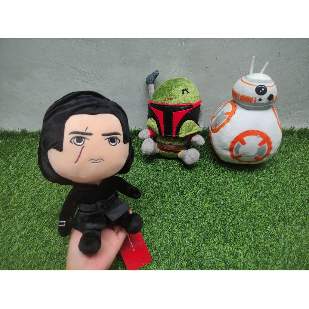 Boneka star wars lucas/ boba feet/ bb 8 ori star wars