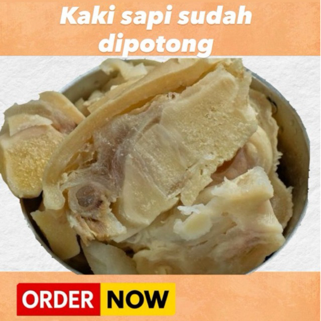 Kaki sapi cokor sapi sudah dipotong 500gram KIRIM INSTAN BANDUNG