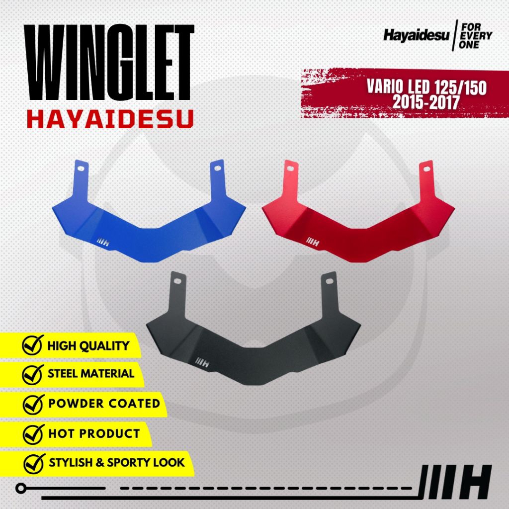 Hayaidesu WINGLET Bawah VARIO LED (2015-2017)