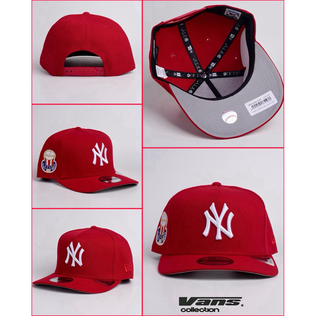 TOPI NEW ERA ORIGINAL | NEW YORK YANKEES WORLD SERIES 1999 | SCARLET EDITION