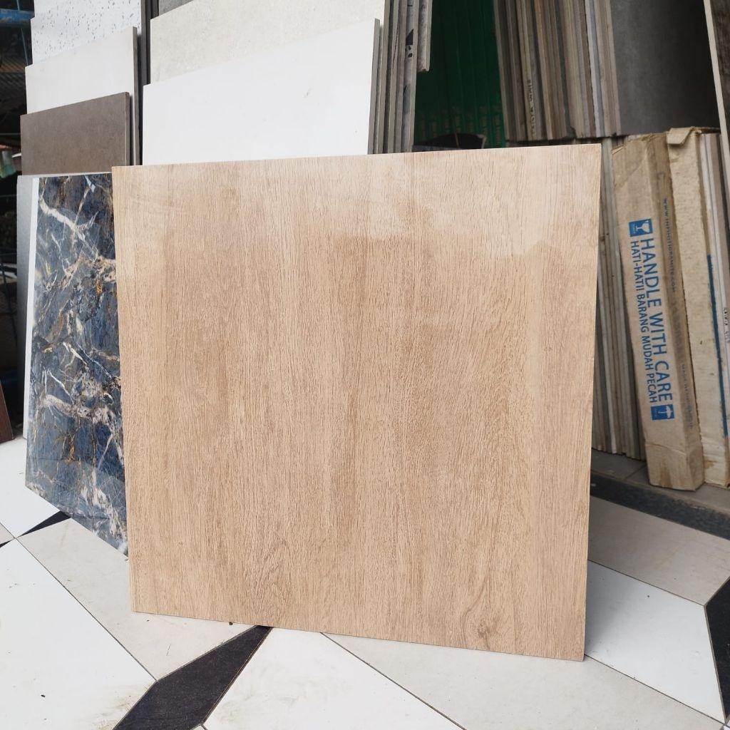 Granite Motip Kayu 60x60 Glass Polish Sun Power Palermo Brown