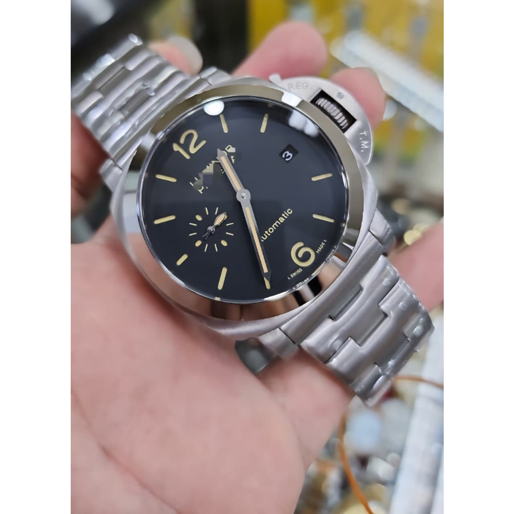 jam luminor marina 44MM steel rantai Automatic best quality sapphire. Pilih banyak model