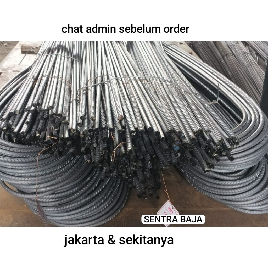 MURAH Besi Beton 8mm polos SNI SERTIFIKAT / Besi Beton 8 mm polos All
