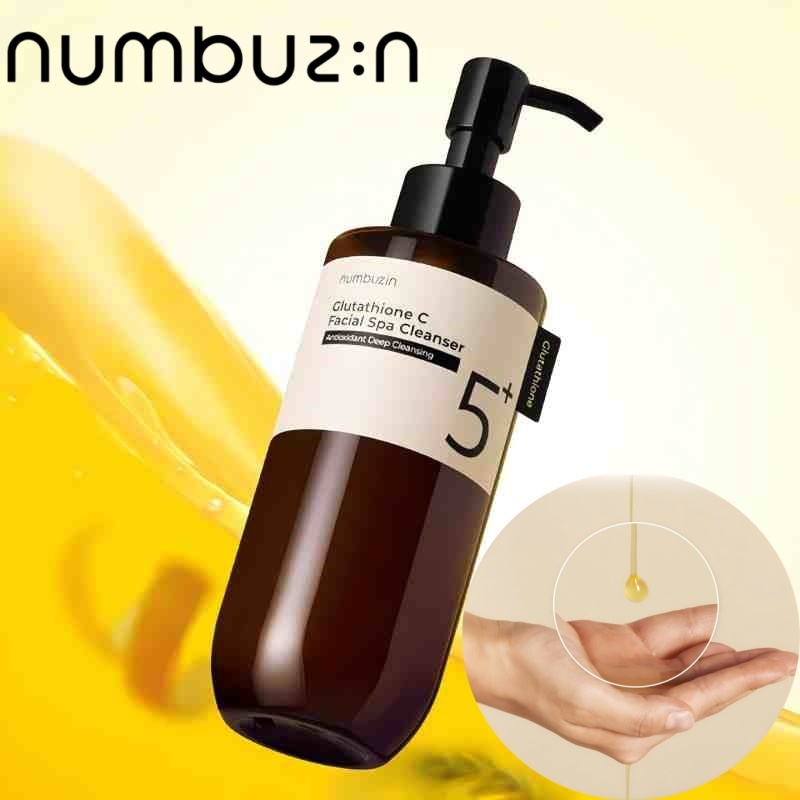 NUMBUZIN No 5+ Glutathione Vitamin Facial Spa Cleanser 200ml/Cleanser for Pores/Radiance Boost