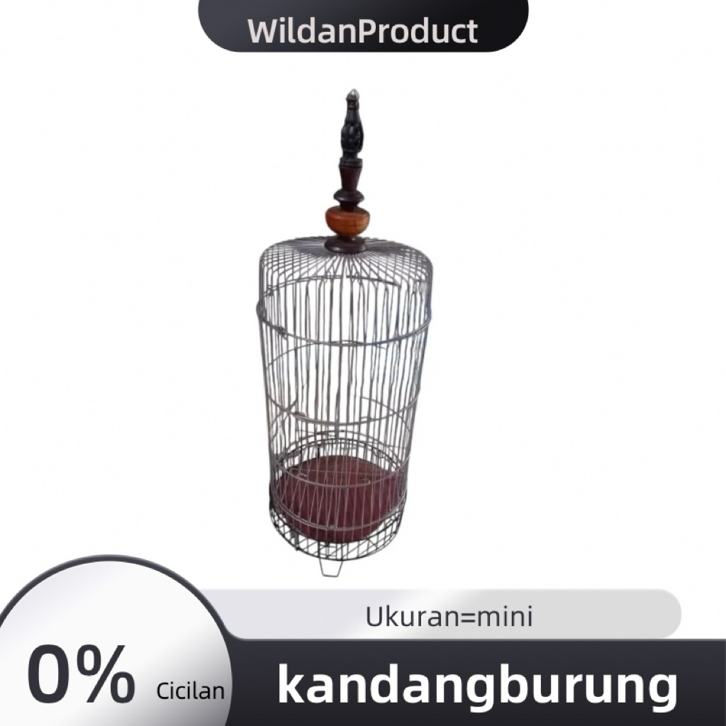 sangkar pleci mini menggunakan kawat tebal