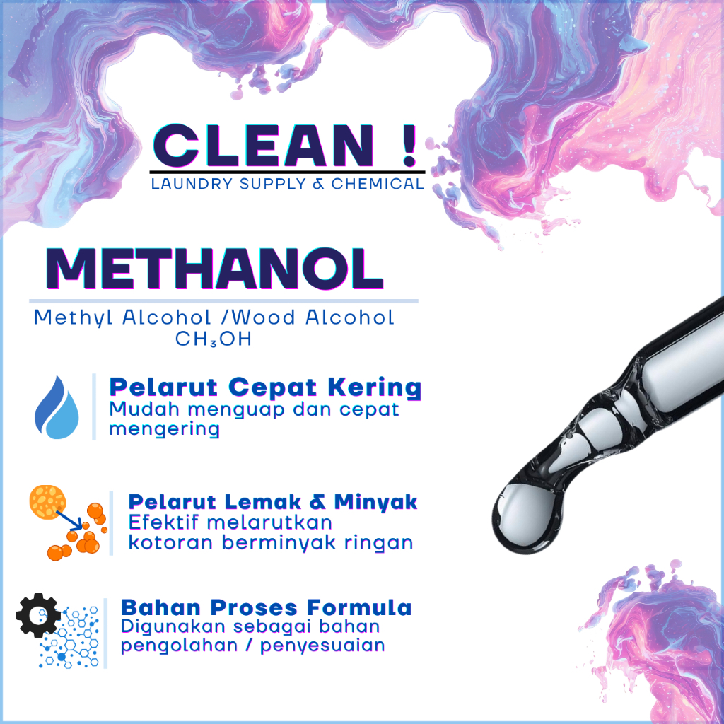 Metanol 99.8% Murni – Pelarut Parfum Laundry & Cat