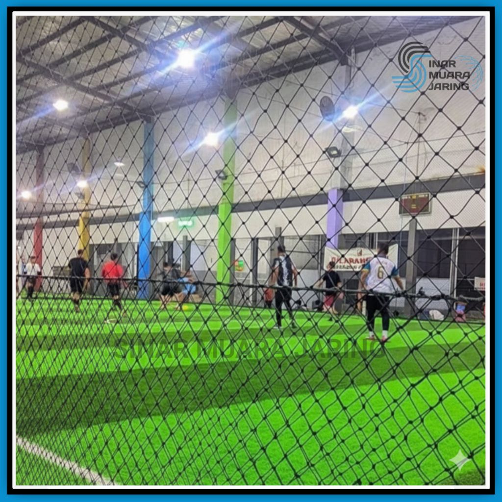 Jaring Lapangan Futsal Sepakbola Basket Padel 5cm D48 Tebal 2,5mm/Jaring pengaman lapangan/Jaring Ma