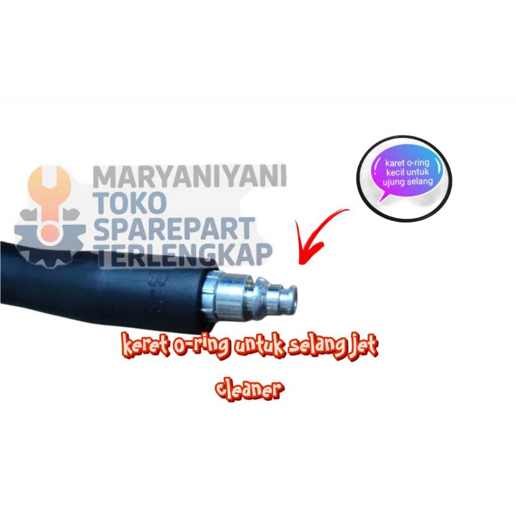 Sparepart jet cleaner karet 0-ring  selang jet cleaner. Karet o-ring 3 pcs