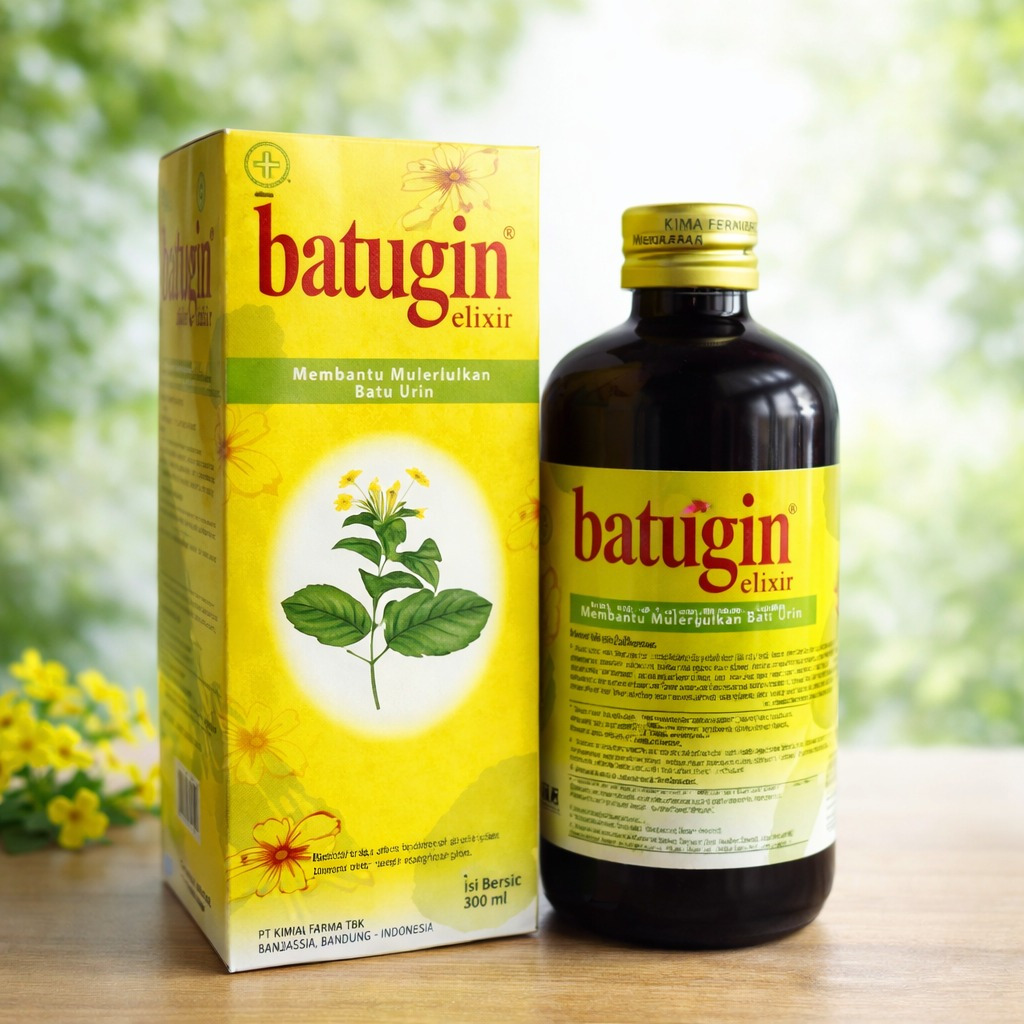 Batugin Sirup 300ml | Membantu meluruhkan batu ginjal & urin
