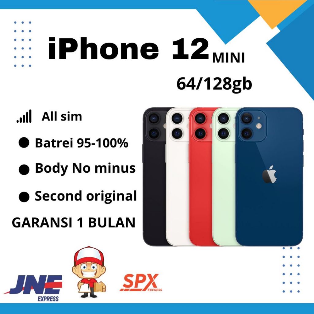 IP12MINI SECOND INTER HP 12MINI BEKAS ORIGINAL FULLSET NO MINUS