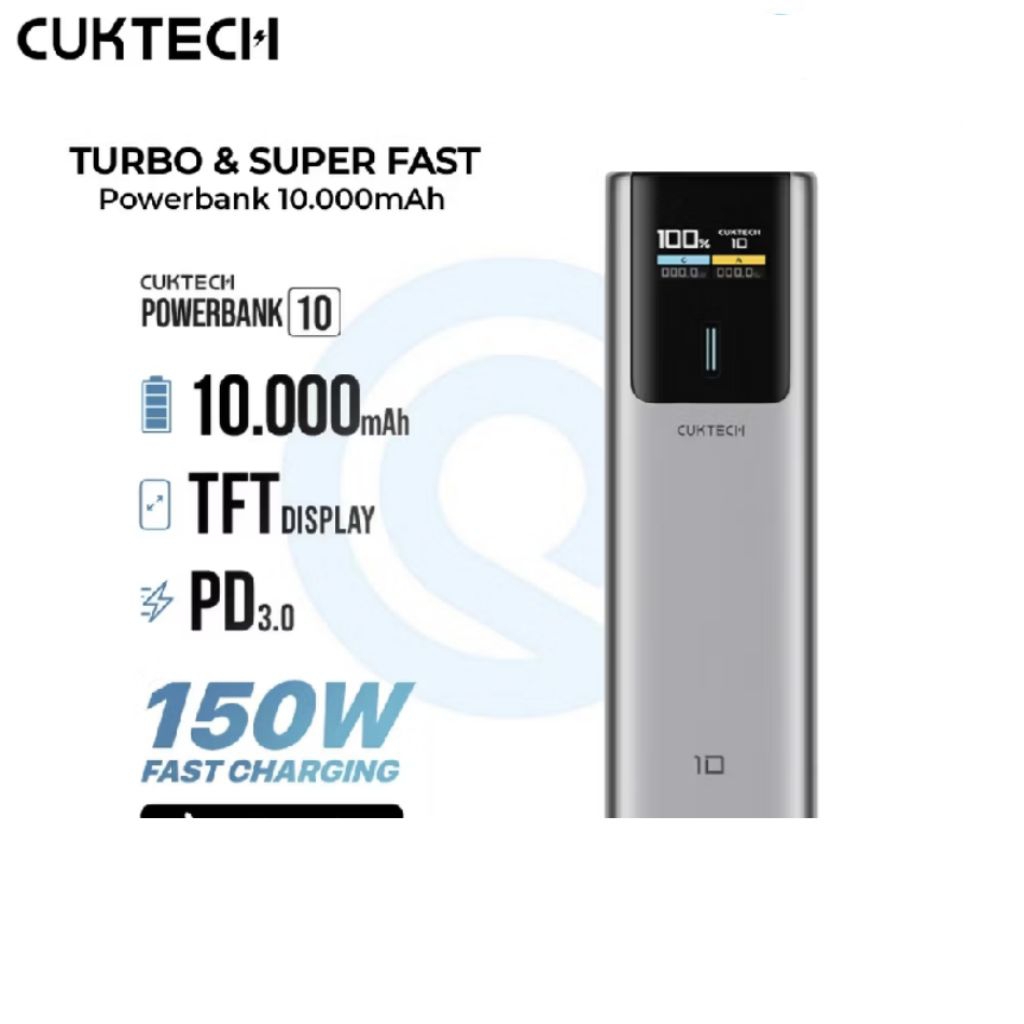 Powerbank cuktech 150w 10000 mah