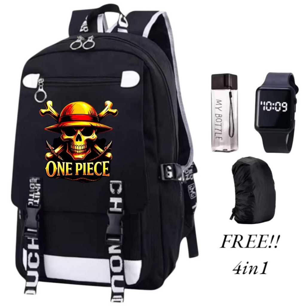 Tas Ransel Terbaru Tas Sekolah Tk Sd Smp Tas Anak Laki-Laki Anime Onepiece