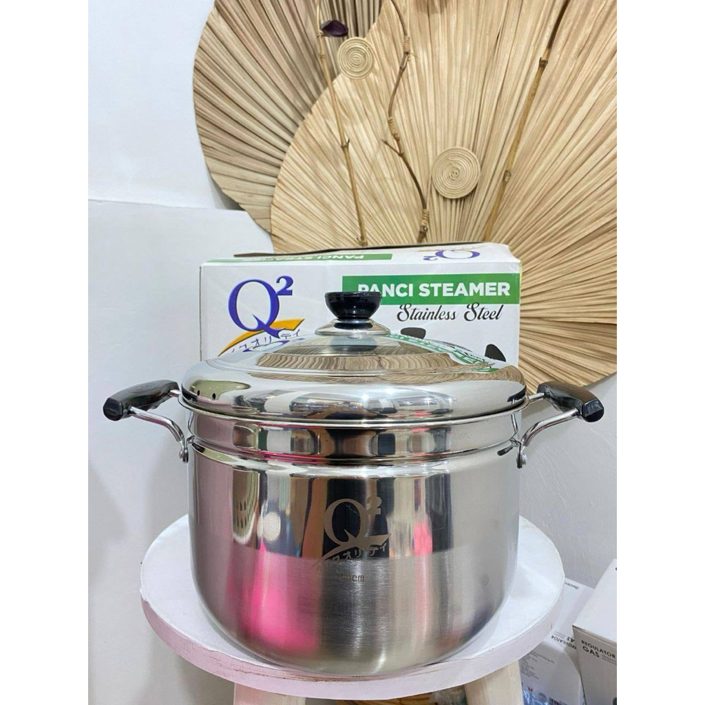 Q2 Panci Steamer Panci Kukus 26 Cm Q2-2609 Panci kukusan stainless steel