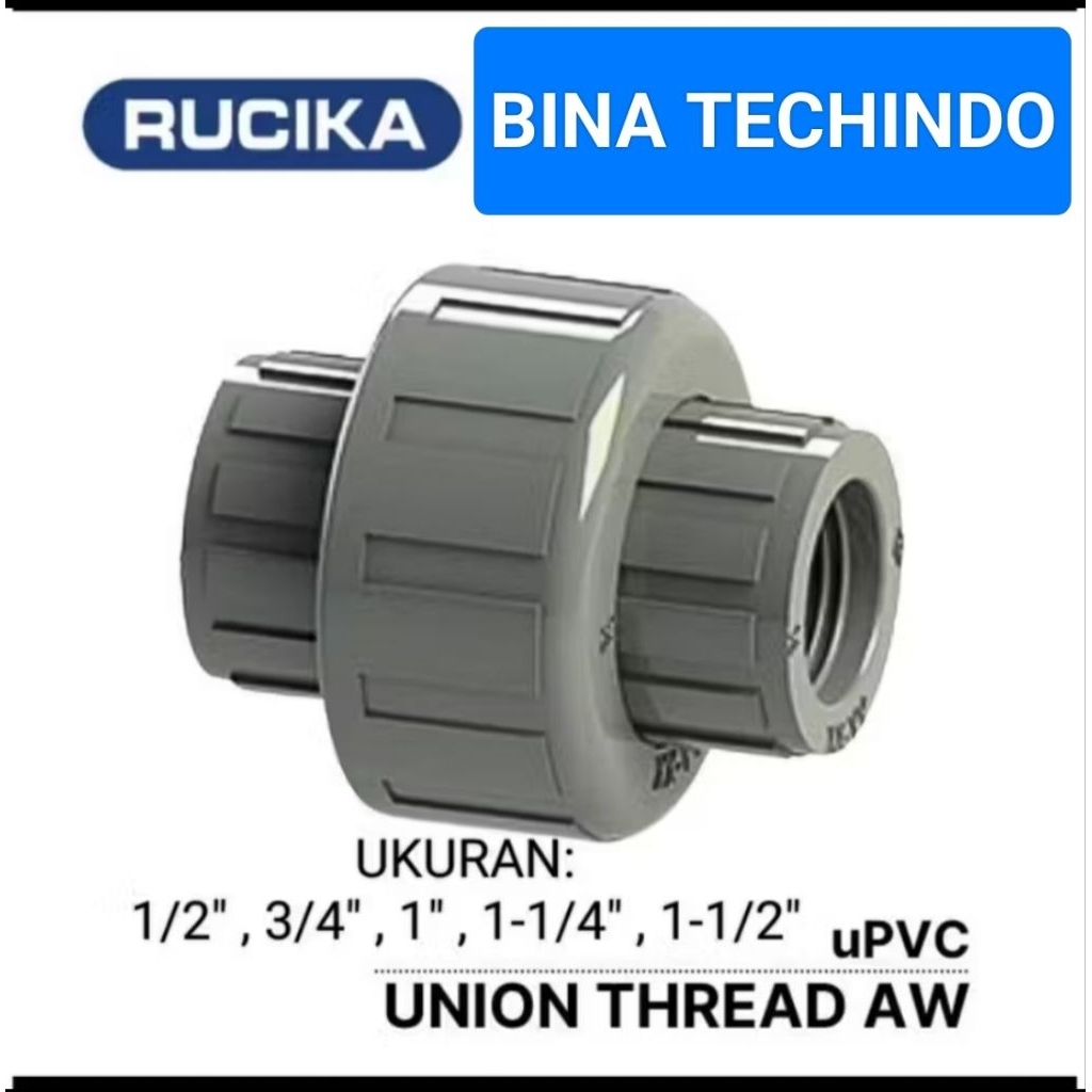 3/4" (20MM) UNION THREAD (AW) RUCIKA. WATERMUR RUCIKA. WATERMUR SAMBUNGAN PIPA. WATERMUR DRAT FITTIN