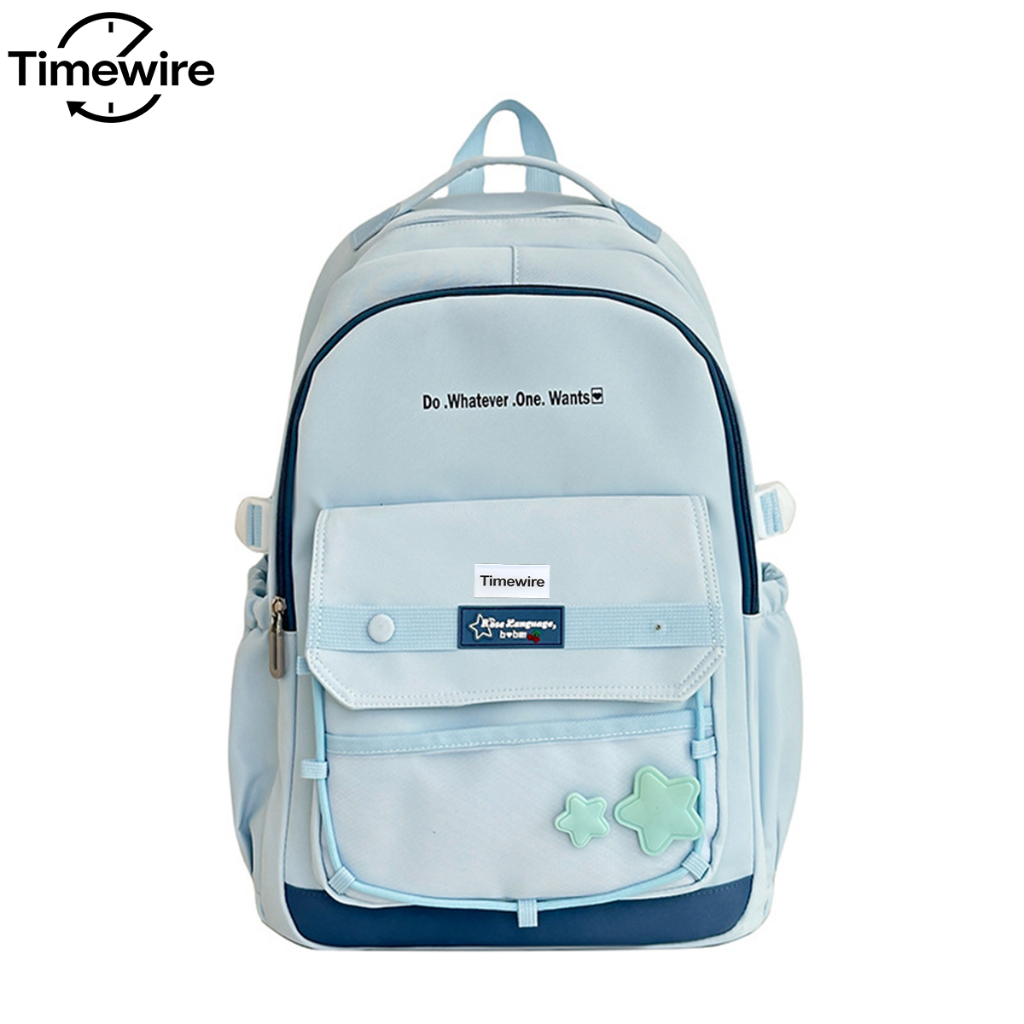 Timewire-tas sekolah menengah mahasiswa perguruan tinggi tas sekolah kapasitas besar ransel laptop u