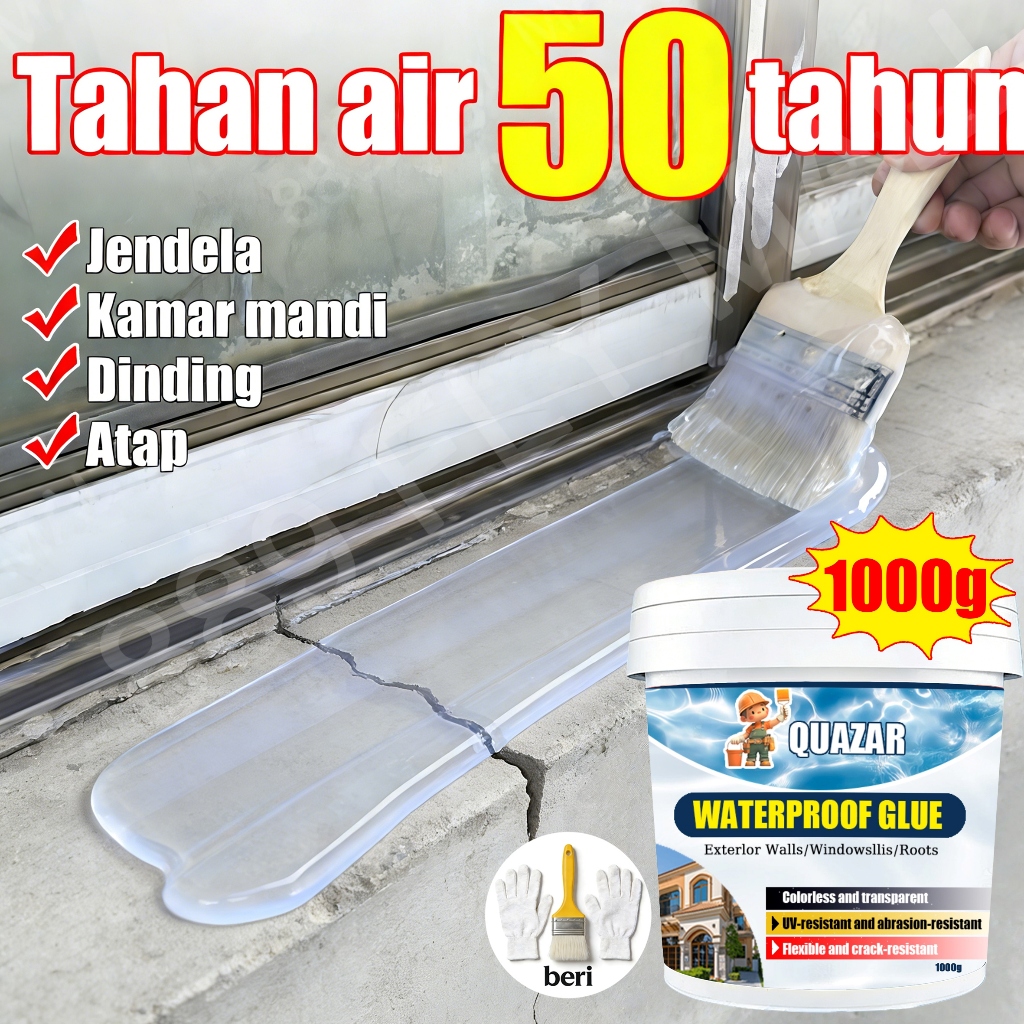 lem anti bocor dan rembes lem waterproof anti bocor lem bening transparan  anti bocor atap rumah lem