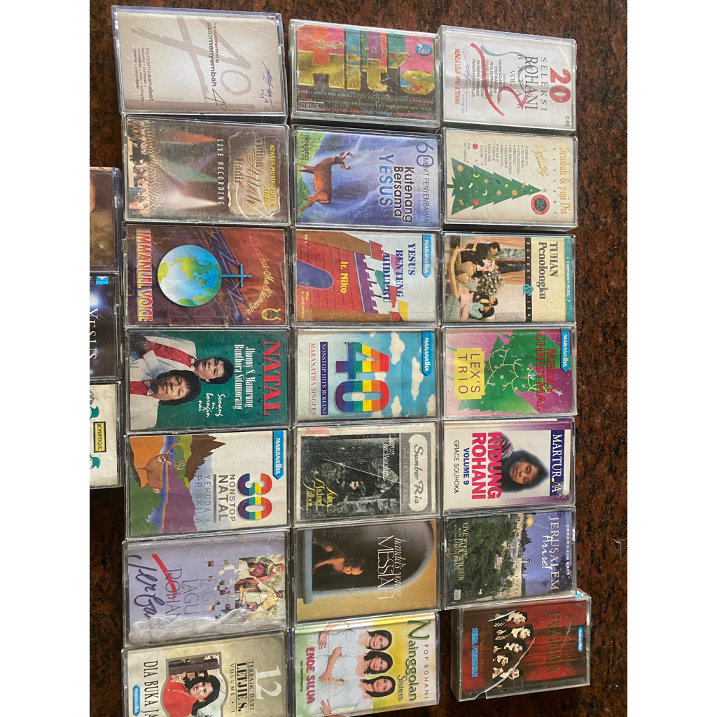 KUMPULAN KASET PITA LAGU ROHANI -  NIKITA - TRIO LASIDOS - KU BRIKAN SYUKURKU