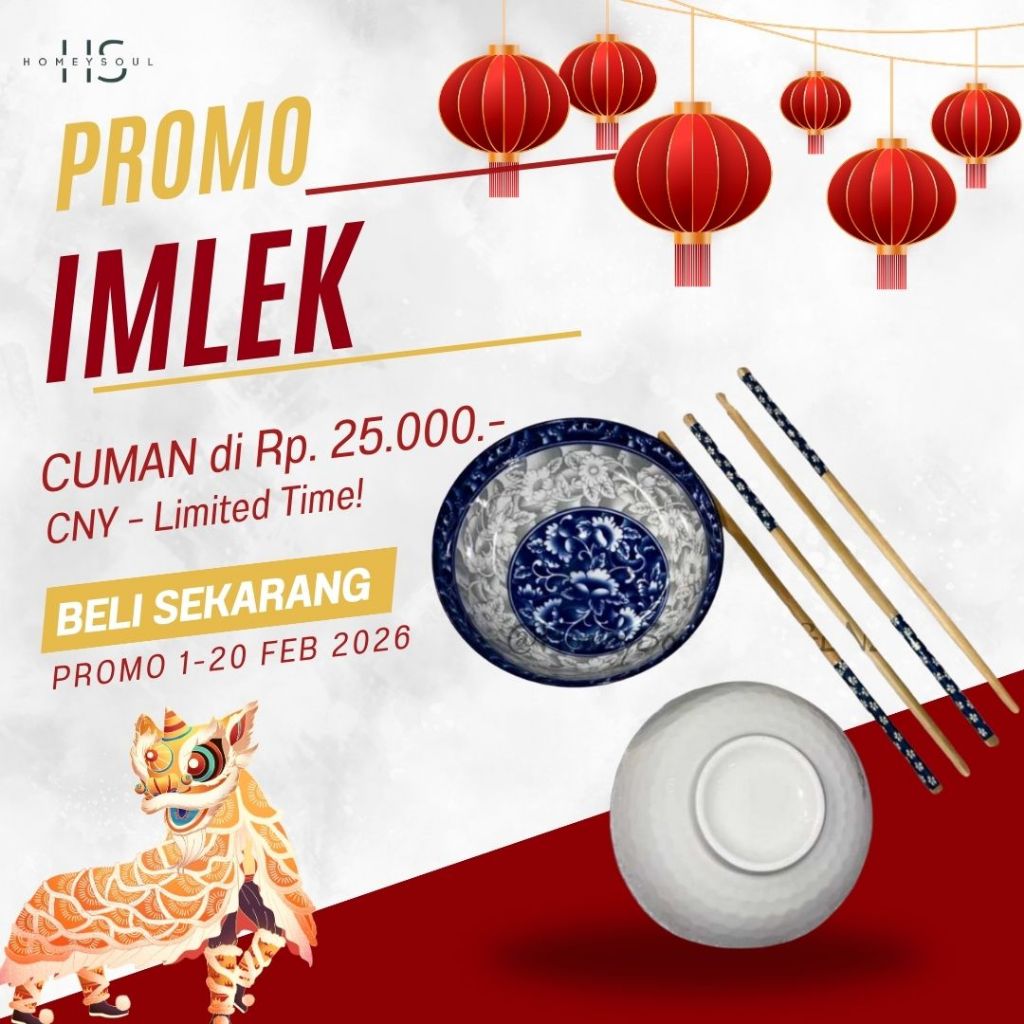 Mangkok Set Cantik Bunga Biru