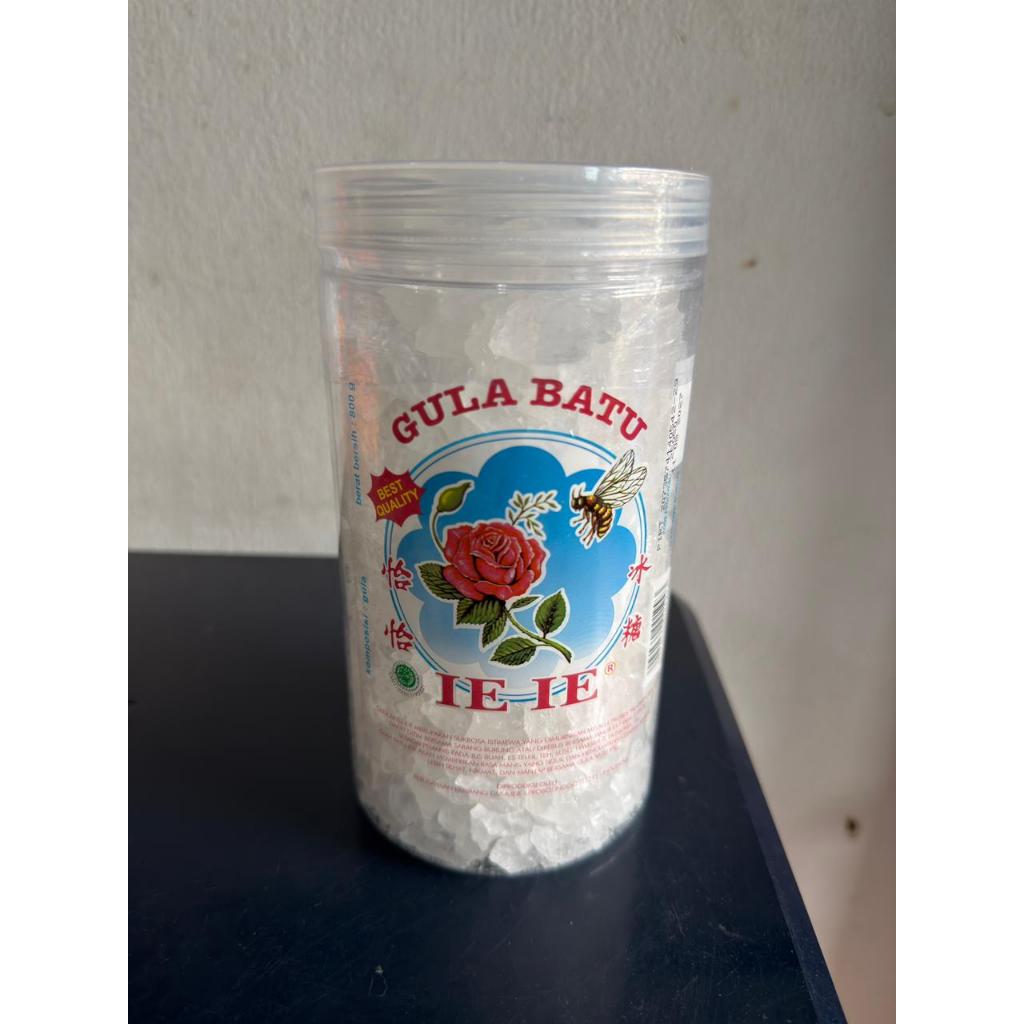 GULA BATU IE IE CAP TAWON BINTANG 800gr (KEMASAN TOPLES) asli dan berkualitas. Barang langkah