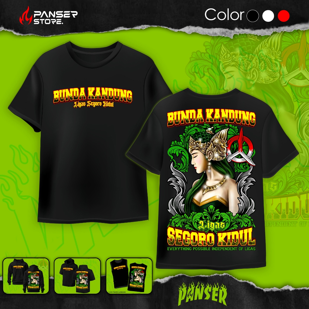 LIGAS Bunda Kandung Segoro Kidul / Bunda Ratu / Nyi Roro Kidul (kaos, ts hoodie, kaos anak, bendera)