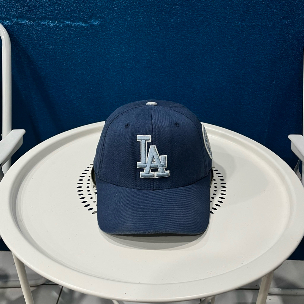 Topi MLB LA dodgers biru second original