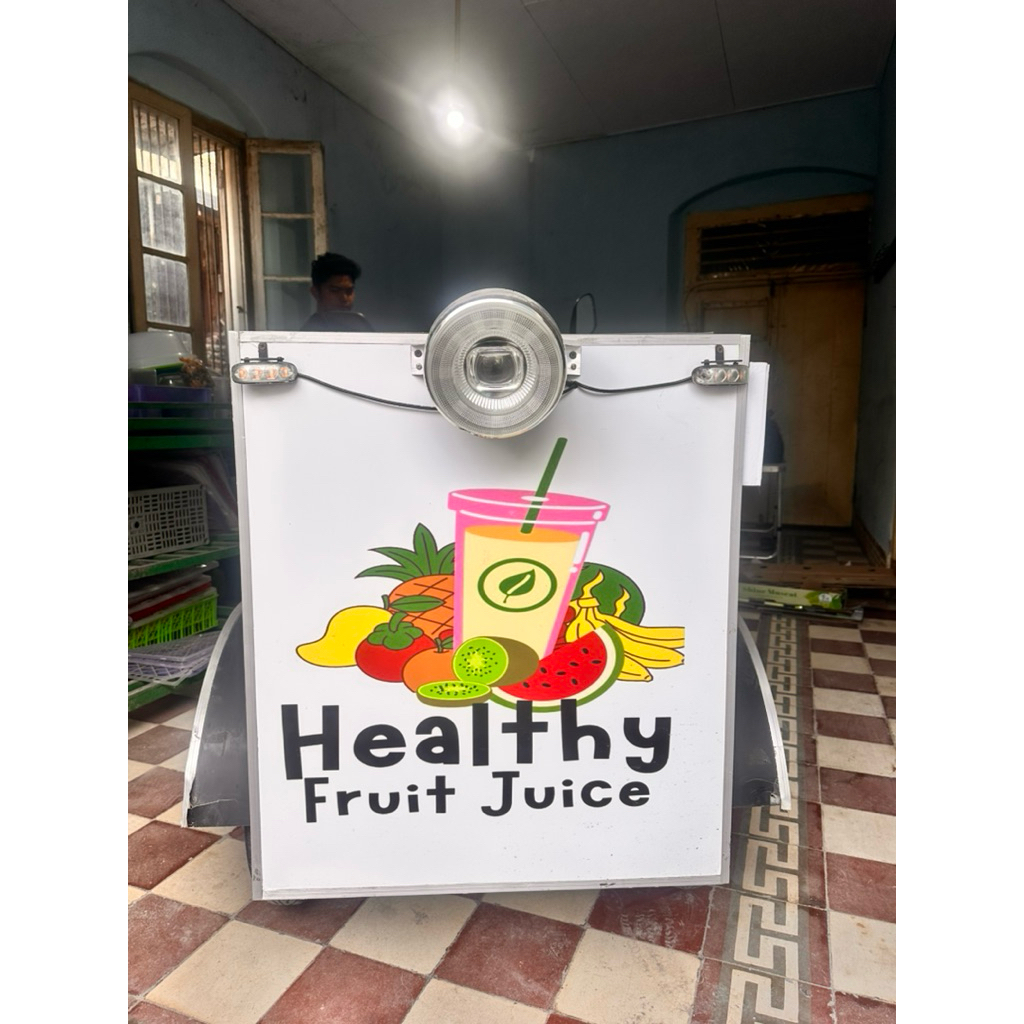 Gerobak Sepeda Listrik Jualan (BEKAS)