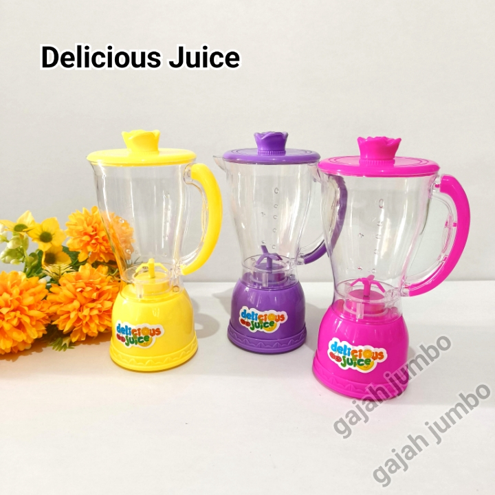 Mainan Alat JUICER DAN MIXER Anak - Masak Masakan Kitchen Set Blender Playfood Jus Buah Kue Cookies