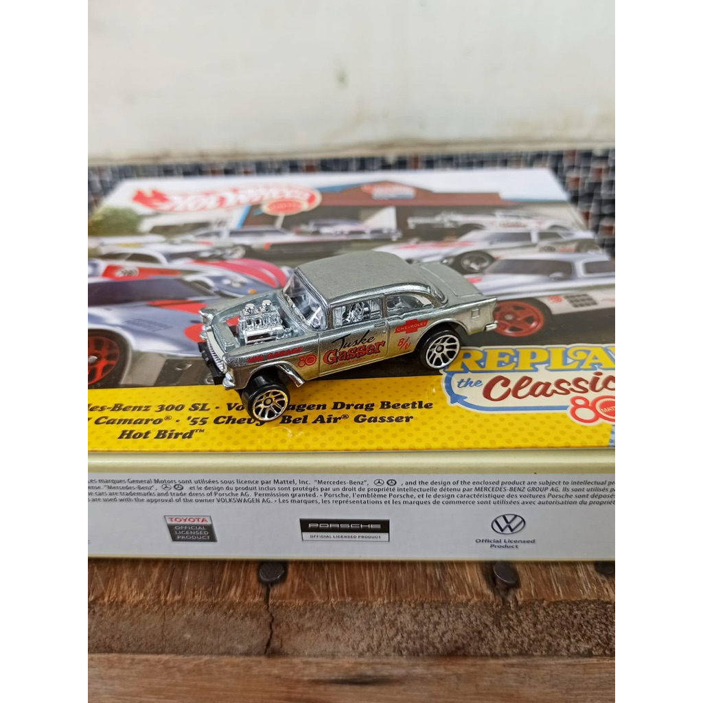 Hot Wheels 55 Chevy Bel Air Gasser HW Replay The Classics 80 Mattel Zamac 2025 Giftpack Multipack Tu