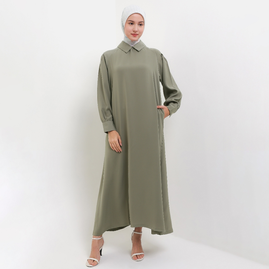 MFMW Perla Dress Gamis Olive