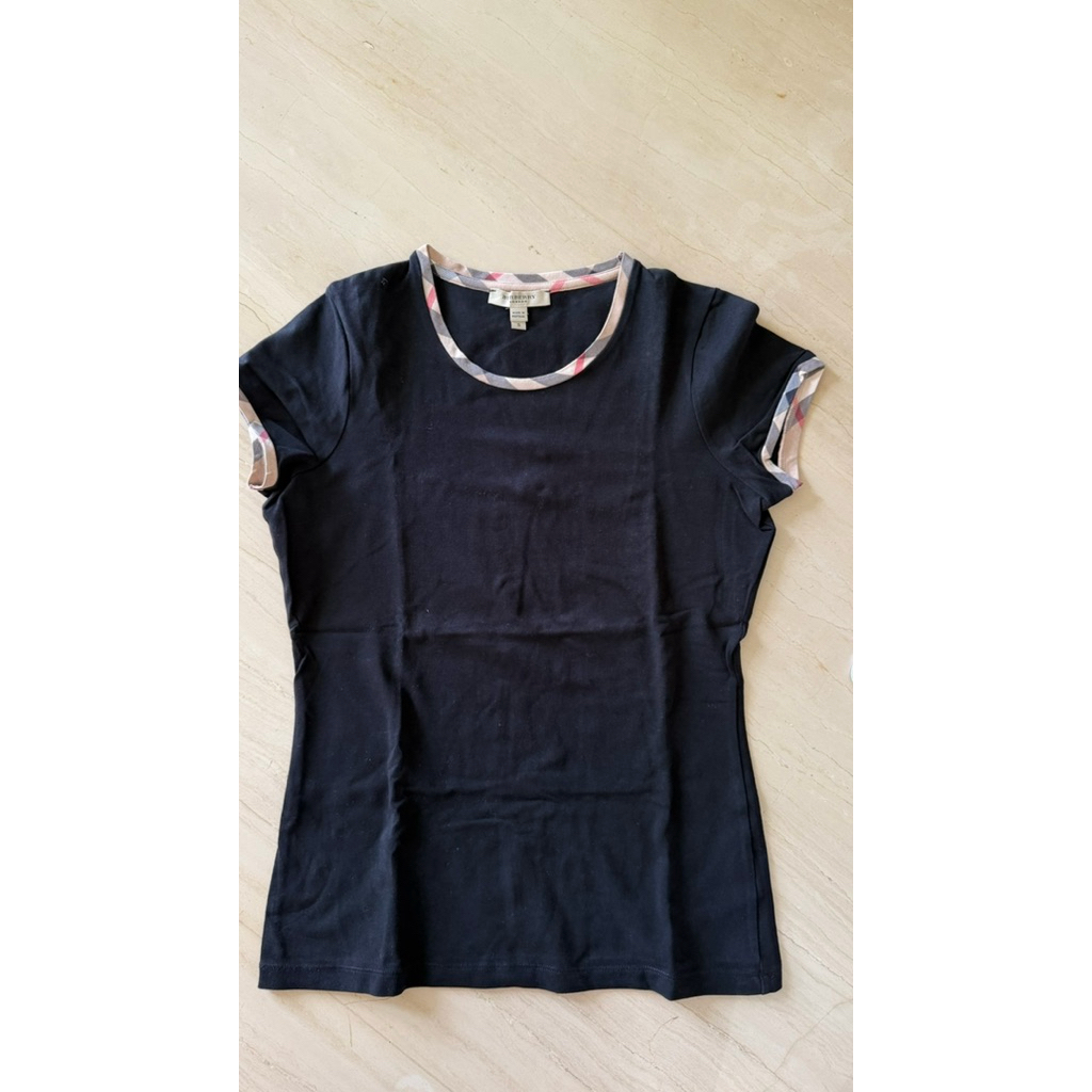 preloved kaos BURBERRY women baju wanita authentic