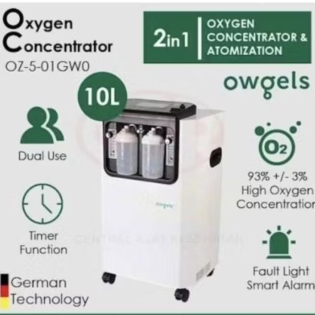 Oxygen 10 liter Owgels germany 2 in 1