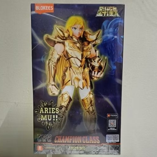 Blokees Champion Class Aries Mu Gold Saint Seiya not SCM
