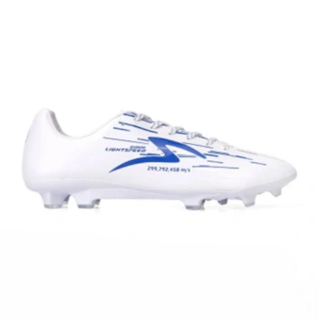 ORIGINAL SEPATU SOCCER SPECS LIGHTSPEED REBORN FG | WHITE/DAZZLING BLUE